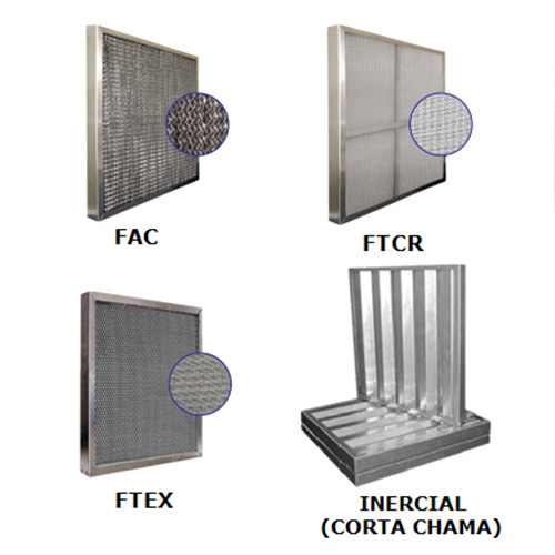 Filtros Metálicos Laváveis