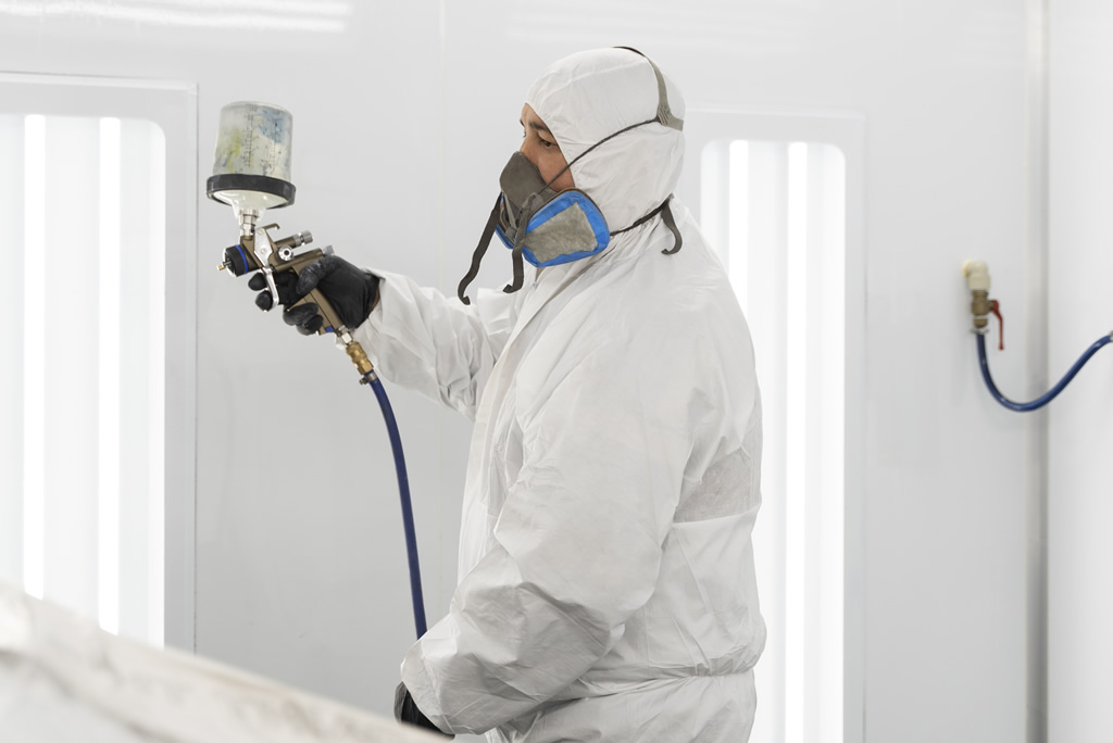 Manta de vidro para exaustão de pinturas