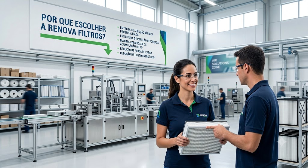 Porque escolher renova filtros industriais